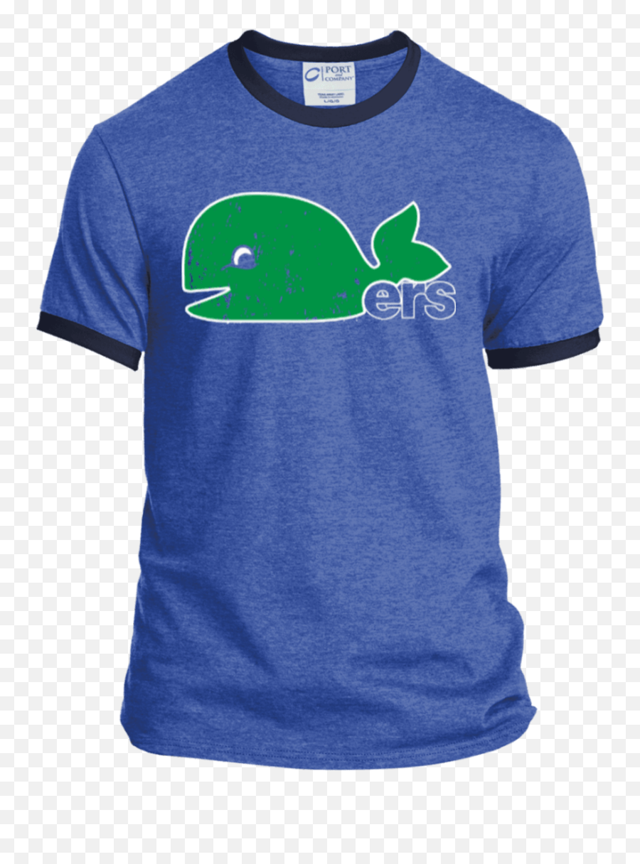 Hartford Whalers Pucky Inspired Ringer Tee Emoji,Hartford Whalers Logo