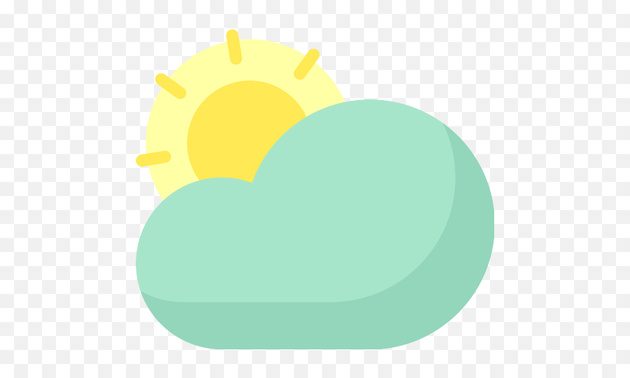Cloudy Sun Rays Vector Svg Icon - Language Emoji,Sun Rays Png