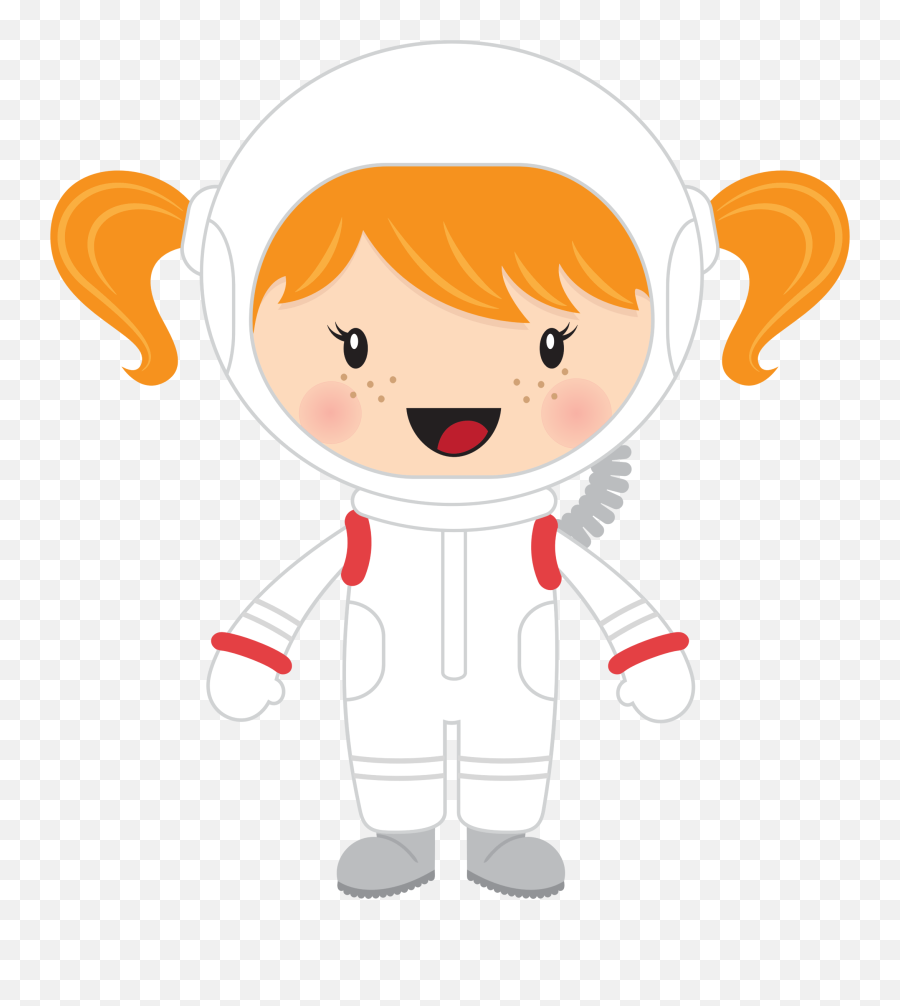 Little Girl Astronaut Clipart - Little Girl Astronaut Clipart Emoji,Astronaut Clipart