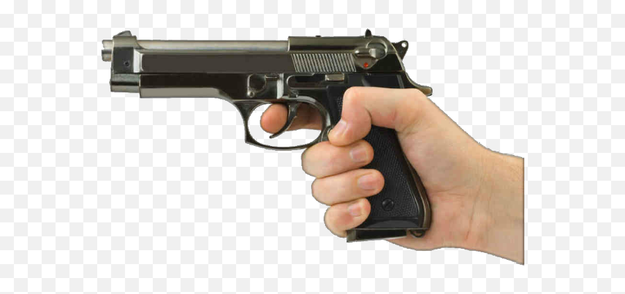 Download Hd Hand Holding Gun Png - Gun Photo Hd Download Emoji,Gun Png