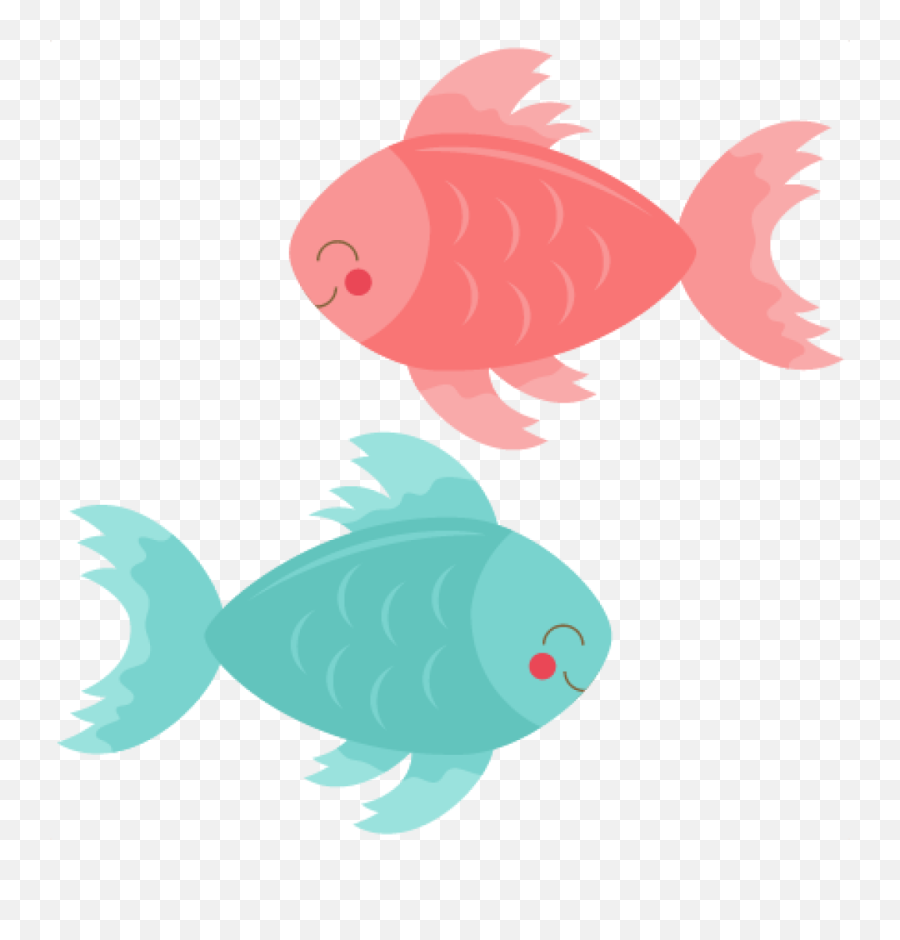 Seafood Clipart Cute - Cute Fish Png Cartoon Emoji,Seafood Clipart