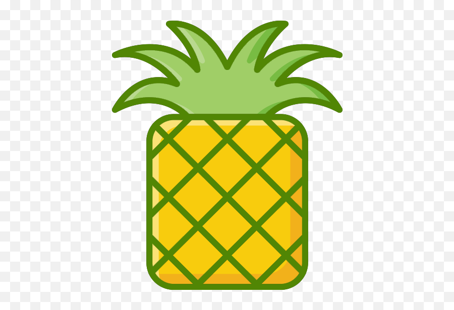 Free Download High Quality Pineapple Vector Png Clip Art - Panaple Icon Emoji,Pineapple Transparent