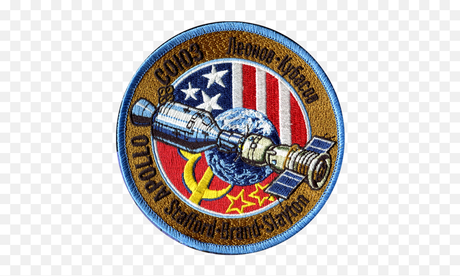A - Apollo Soyuz Patch Emoji,Emblems Logo