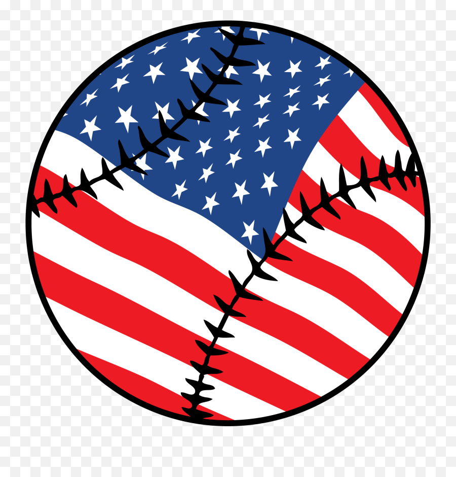 Us Flag Baseball Svg File - Svg Designs Svgdesignscom Emoji,America Flag Png