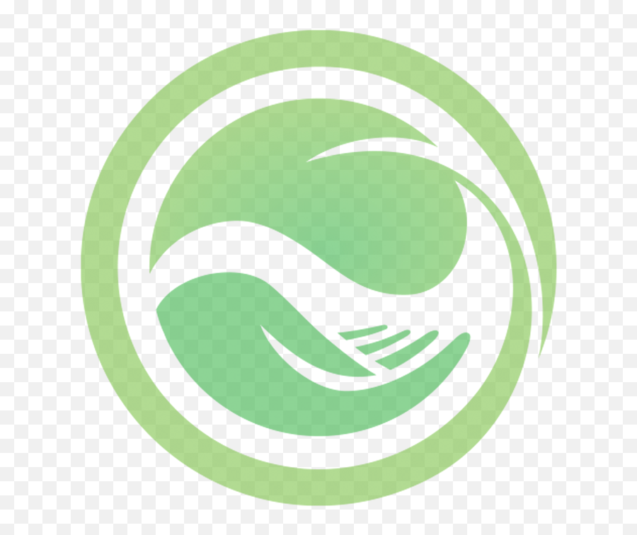 Home - Hand Emoji,Green Logo