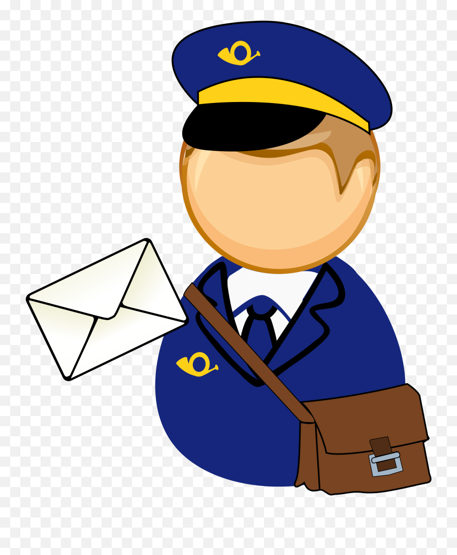 Police Officer - Postman Clipart Emoji,Police Officer Clipart