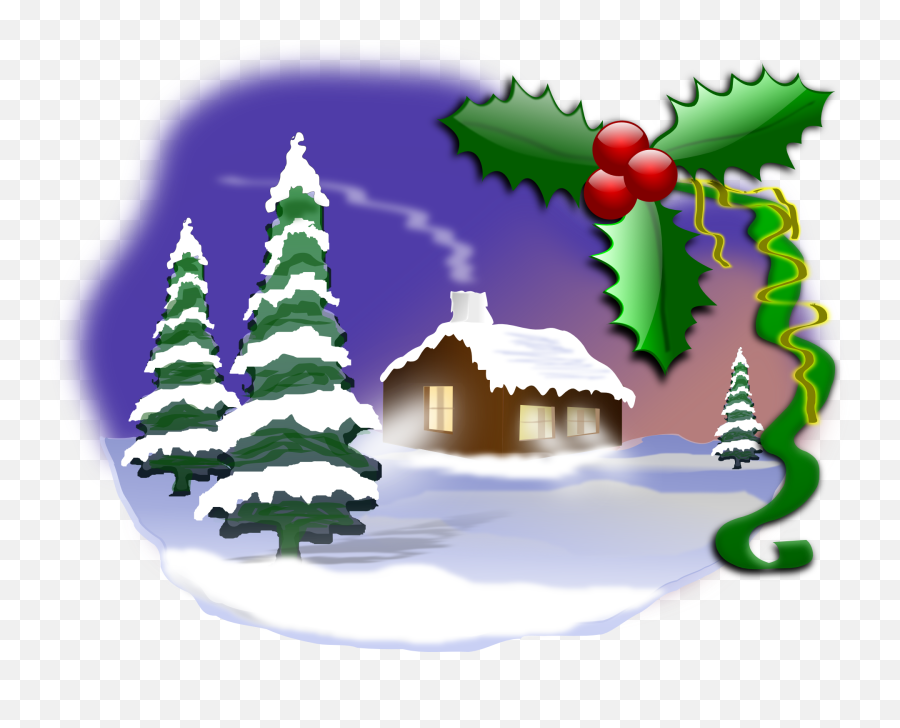 Over 400 Free Christmas Tree Vectors - Pixabay Pixabay Winter Scene Christmas Scene Clipart Emoji,Christmas Tree Clipart Black And White