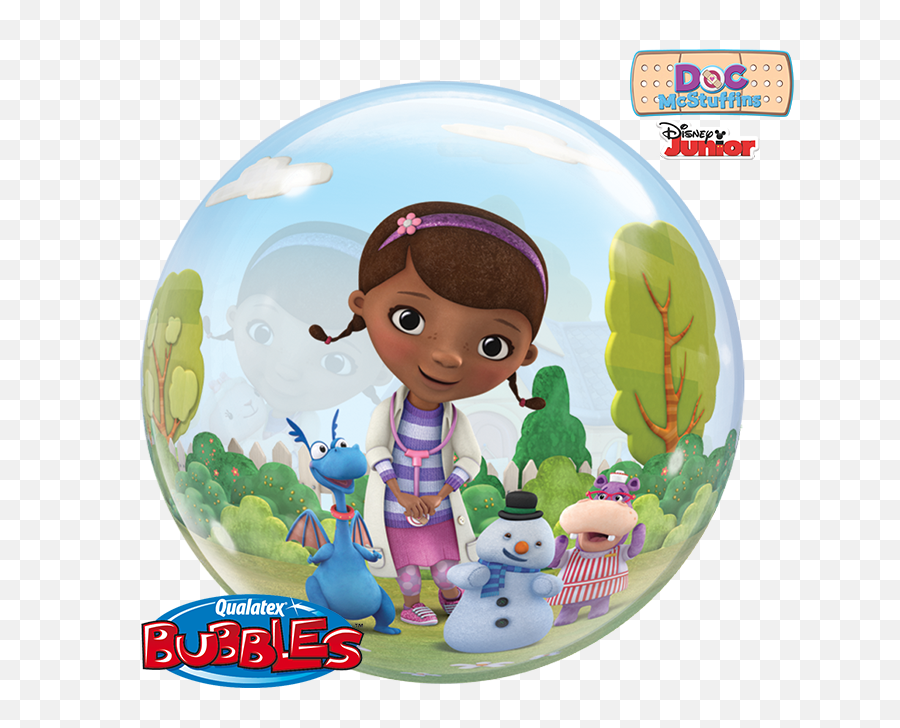 Download Hd Doc Mcstuffins Bubble Balloon Balloon In A Box Emoji,Doc Mcstuffin Clipart