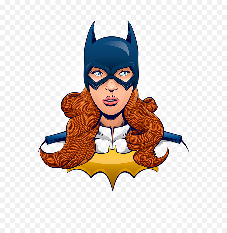 Batgirl Logo Png - Batgirl Vector Emoji,Batgirl Logo