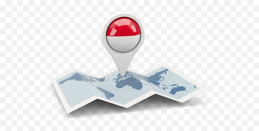 Round Pin With Map Illustration Of Flag Of Indonesia Emoji,Indonesia Png