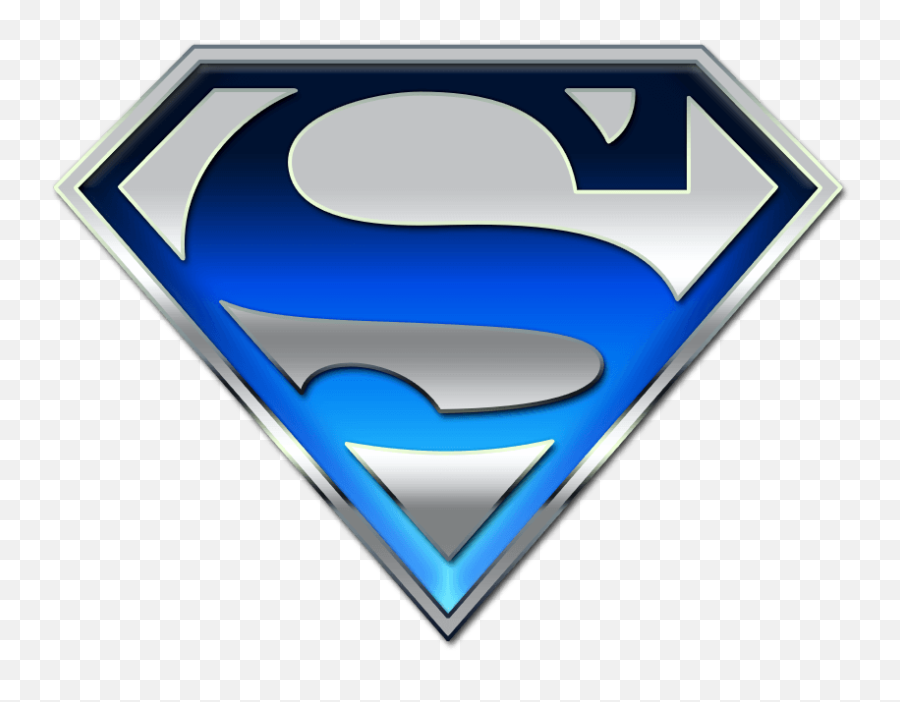 Blue Superman Logo Png Transparent - Supergirl Logo Emoji,Superman Logo