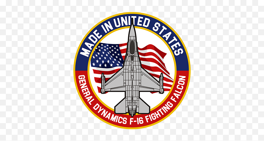 General Dynamics F16 Fighting Falcon - Made In Usa Mens F 16 Falcon Logo Emoji,Made In Usa Logo
