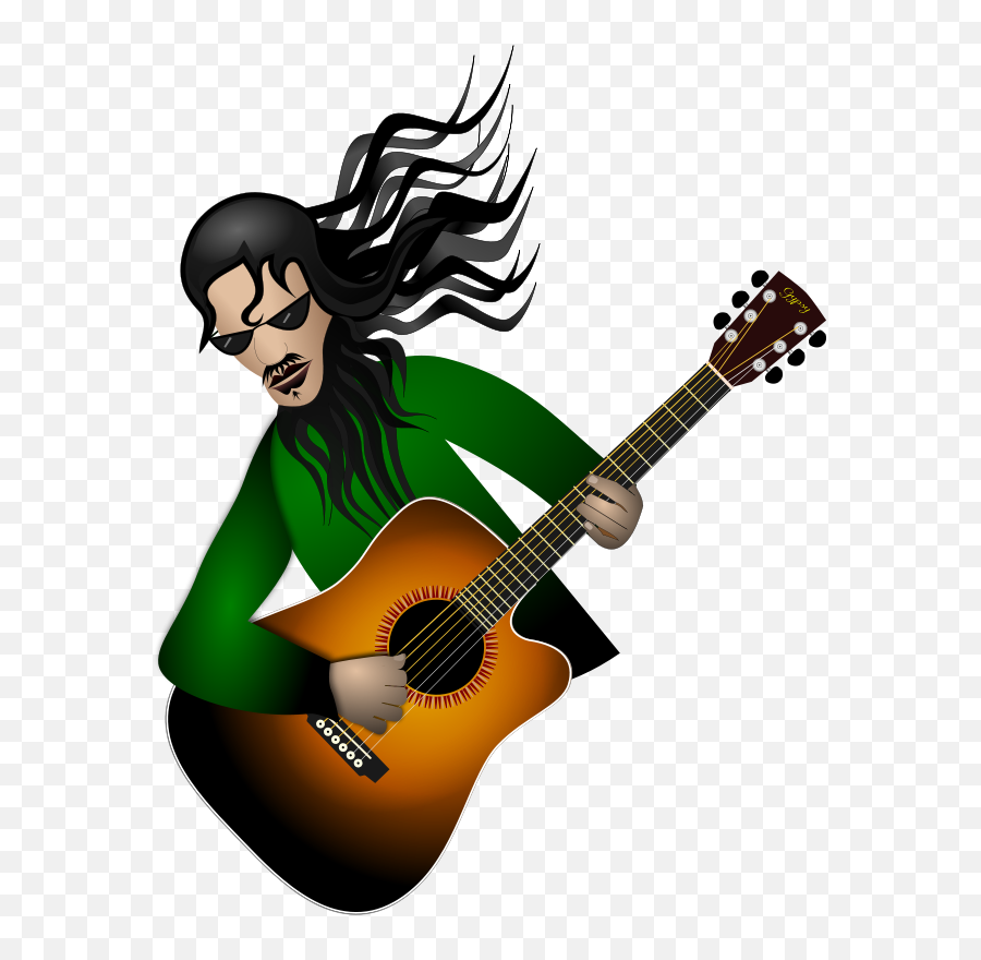 Vector Royalty Free Guitar Clipart - Guitar Clip Art Guitar Clip Art Emoji,Guitar Clipart
