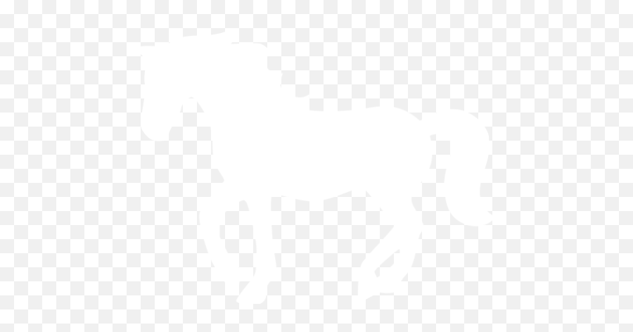 White Horse 2 Icon - Transparent White Horse Silhouette Emoji,Horse Transparent