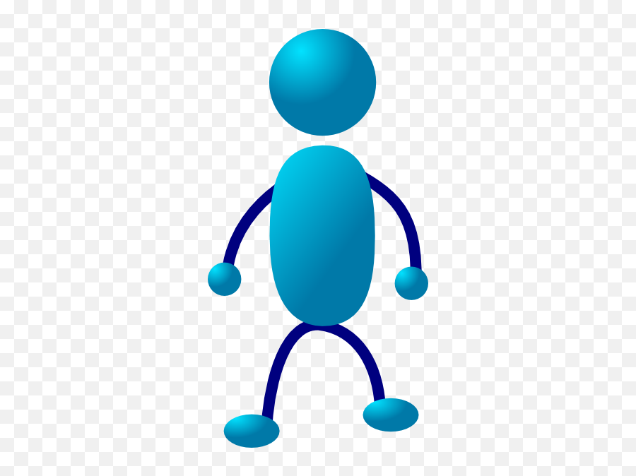 Free Stickman Cliparts Download Free - Blue Stick Man Clipart Emoji,Stick Figure Clipart