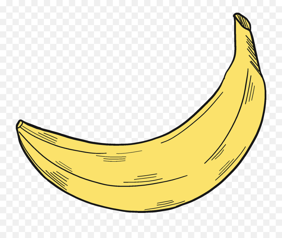 Banana Clipart - Clip Art Food Transparent Background Emoji,Banana Clipart