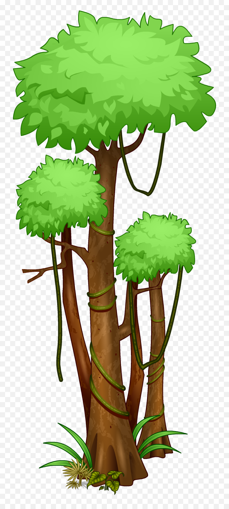 Forest Path Clipart Clipart Images - Rainforest Tree Clipart Emoji,Path Clipart