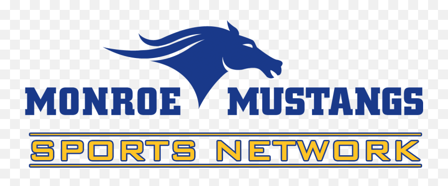 Download Hd Monroe College Mustangs - Monroe Mustangs Logo Lone Star Texas Grill Emoji,Mustangs Logo