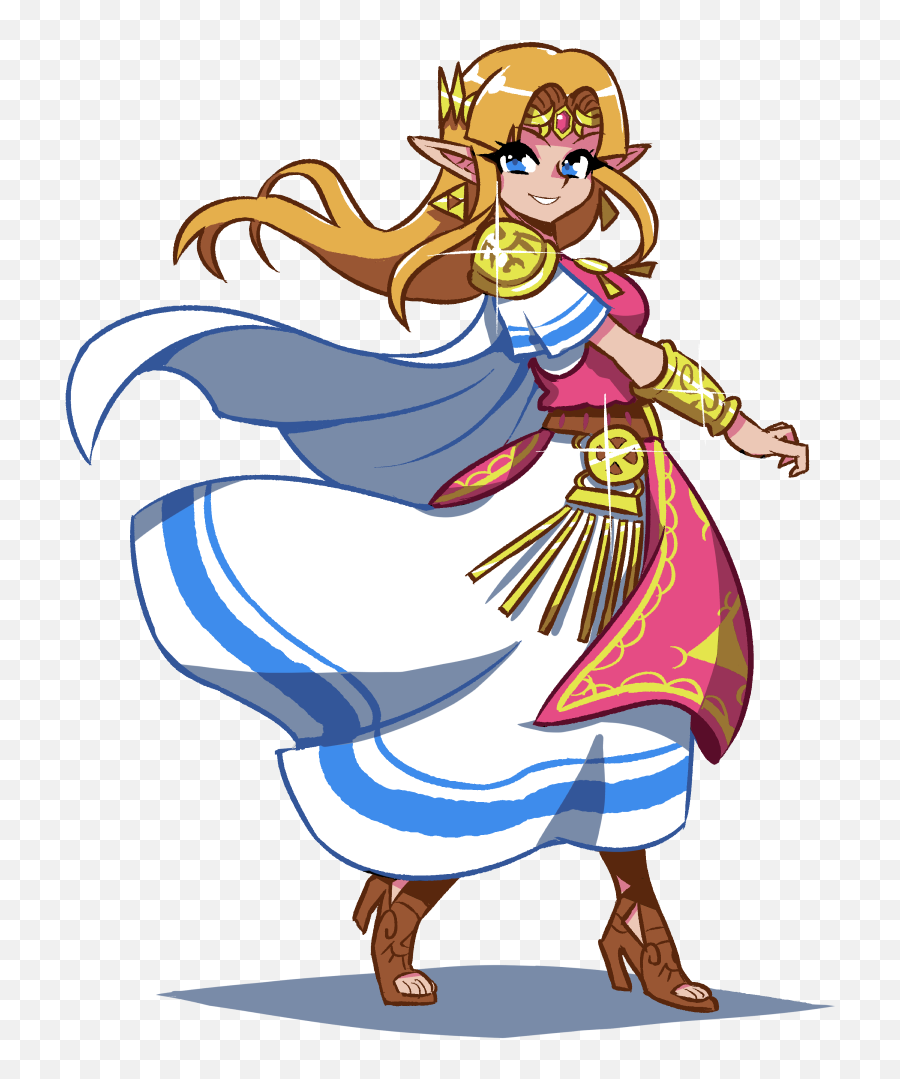 Princess Zelda Ultimate Art Png Image - Princess Zelda Png Emoji,Zelda Transparent