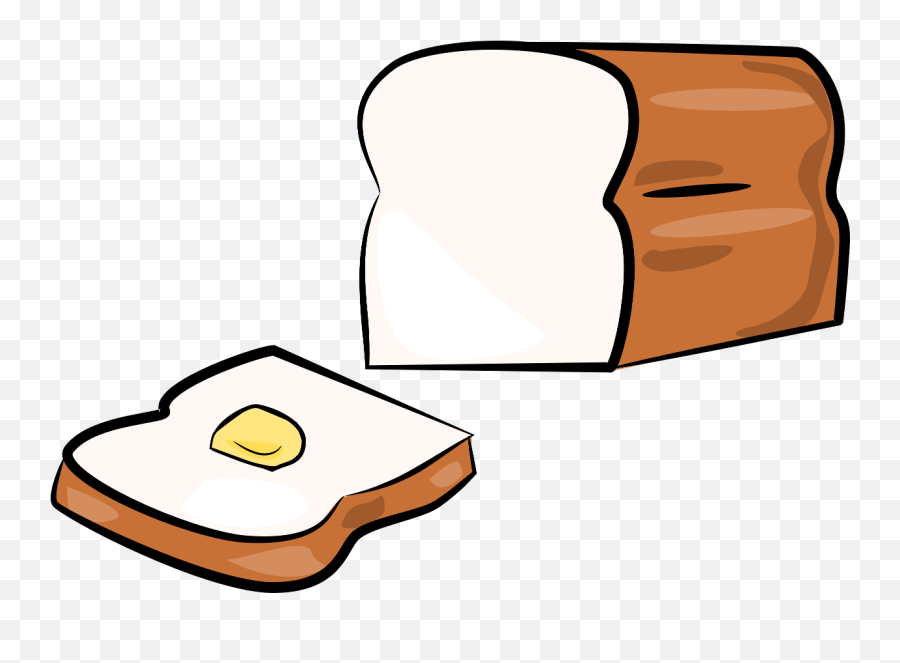 Bread Clipart And Illustration Bread - Butter Bread Clip Art Emoji,Bread Clipart