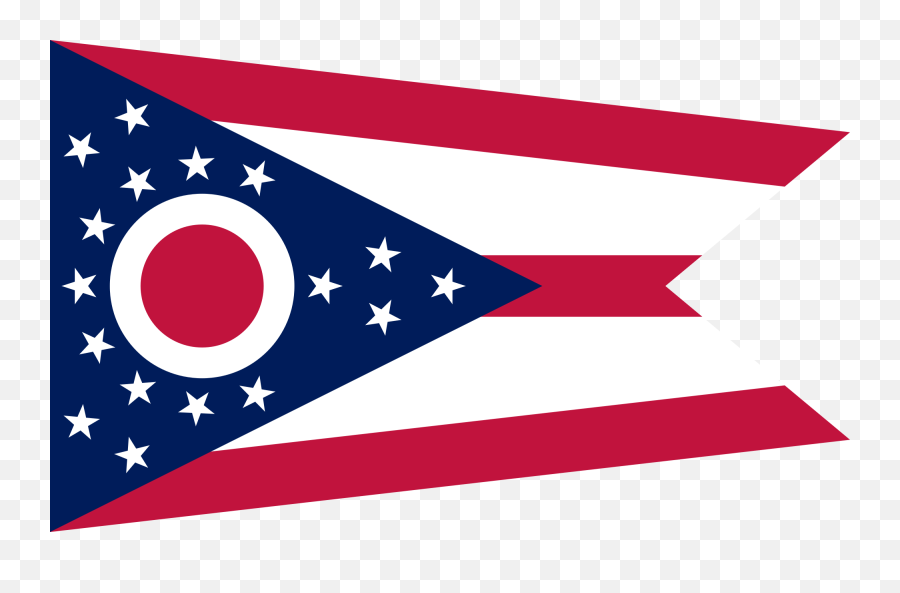 Ohio State Flag - Ohio State Flag Emoji,Flag Png