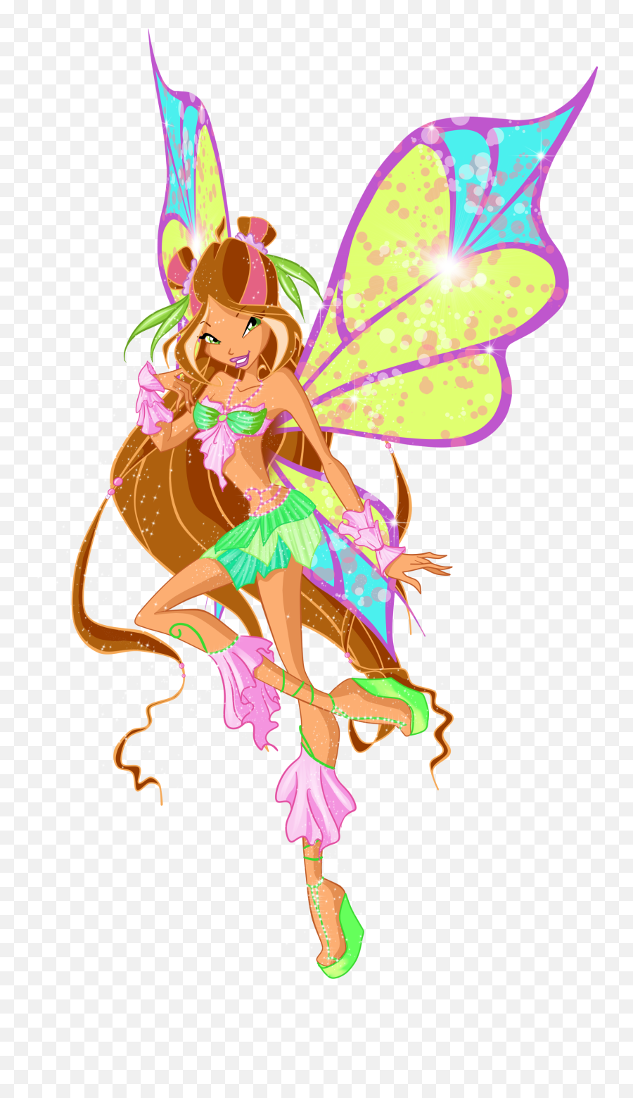 Fairy Clipart Flora - Sophix Winx Club Flora Believix Emoji,Transparent Season 4