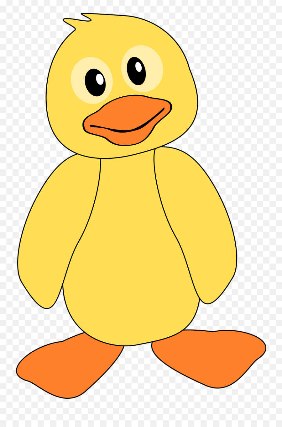 Duck Duckling Yellow - Free Vector Graphic On Pixabay Hình Nh Con Vt Hot Hình Emoji,Yellow Png