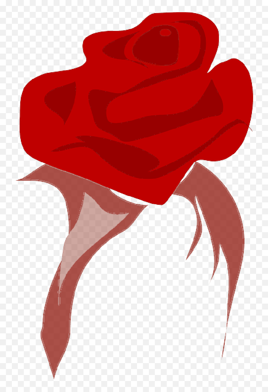 Tribal Flower Cartoon Heart Love Rose - Clip Art Rosa Portable Network Graphics Emoji,Cartoon Heart Png