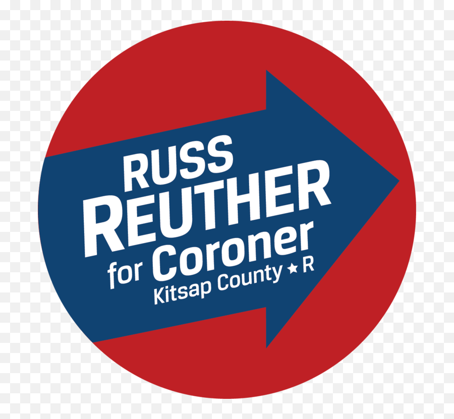 Russ Reuther For Coroner Logo - Language Emoji,Russ Logo