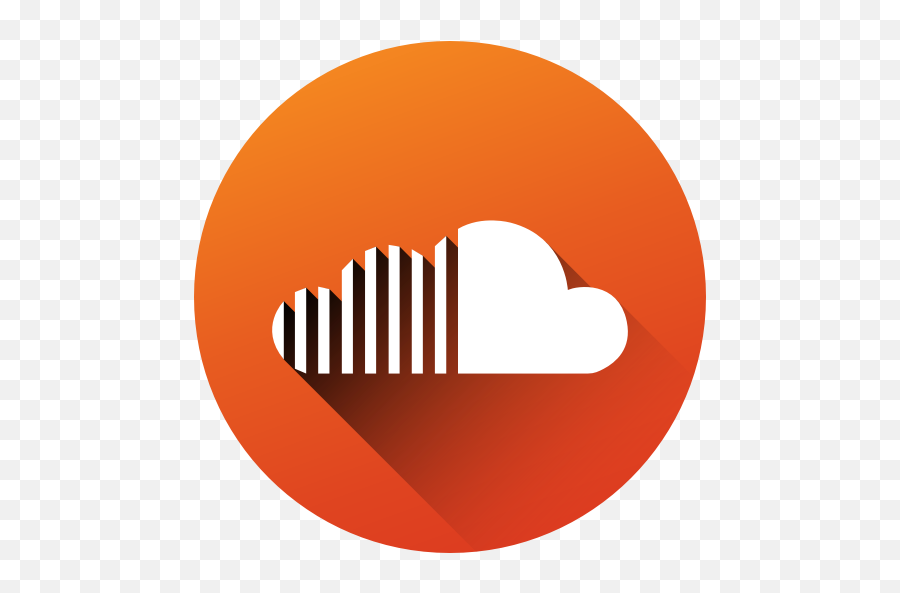 Social Media Soundcloud Icon - Soundcloud Logo With Shadow Emoji,Soundcloud Logo