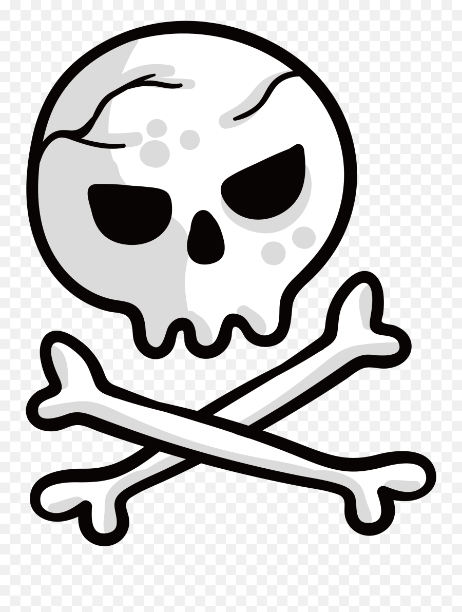 Cartoon Bone Png - Skeleton Png Cartoon Clipart Full Size Emoji,Fish Skeleton Clipart