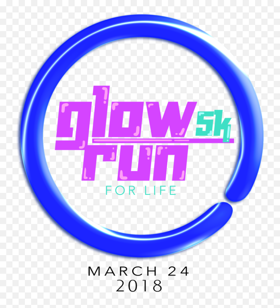 Download Hd Glow Run For Life Logo Transparent Png Image Emoji,Glow Logo