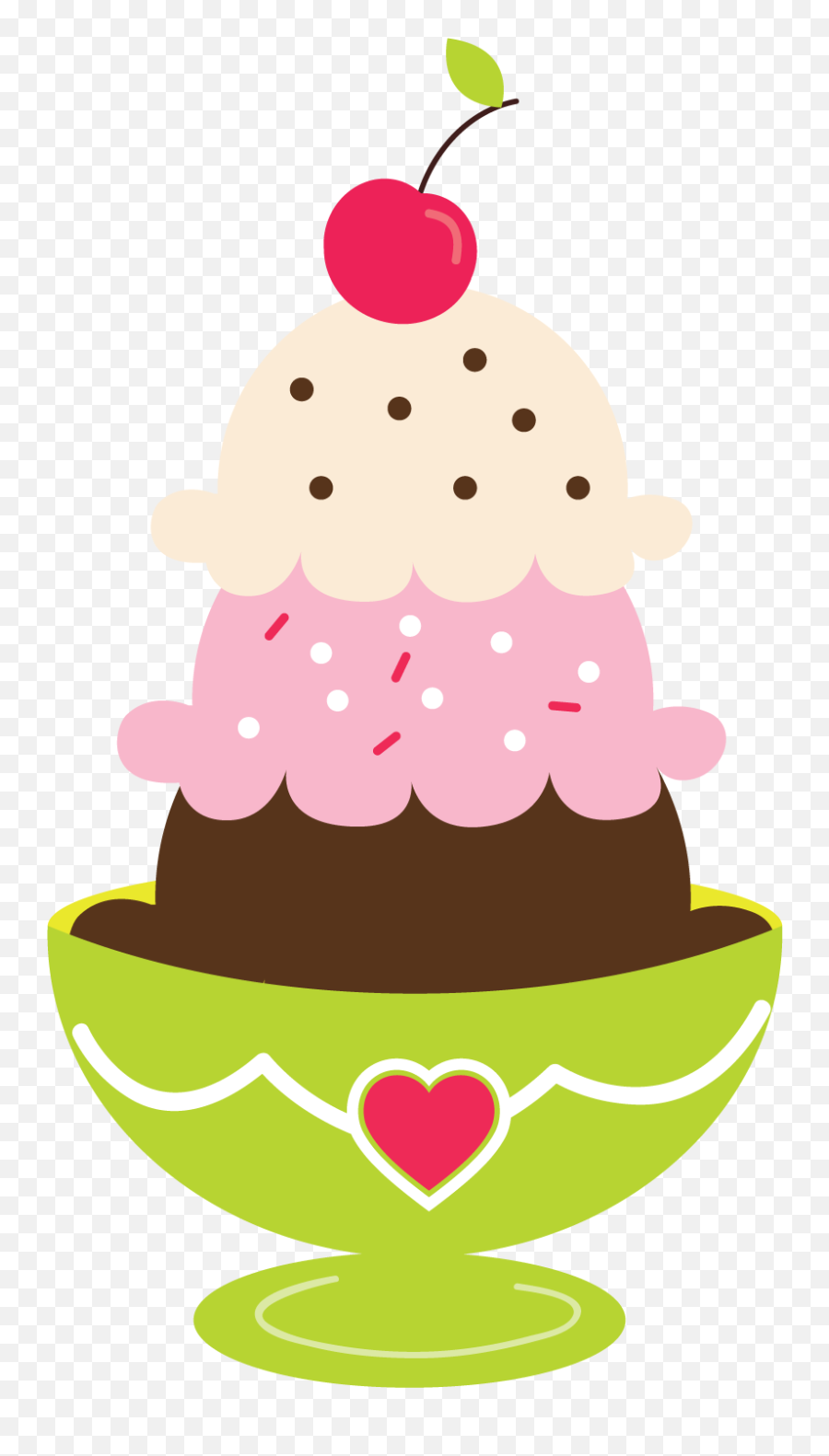 Ice Cream Clipart Free - Ice Cream Sundae Clipart Emoji,Ice Clipart