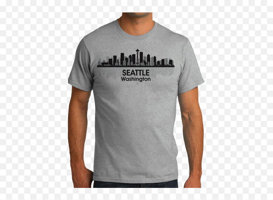 Seattle City Skyline - Space Needle Grunge Rock Home Love Pride Tshirt Emoji,Space Needle Png
