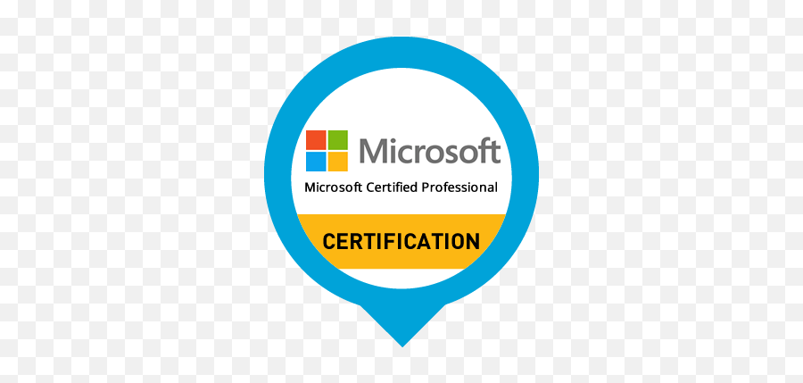 Microsoft Certified Logo - Logodix Emoji,Certification Logo