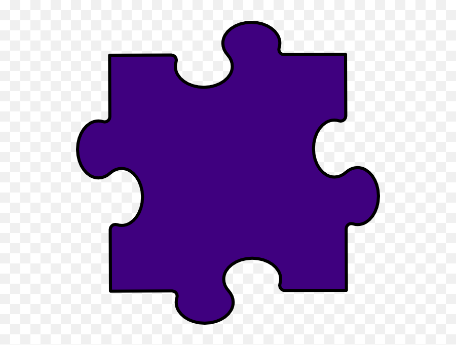 Autism Puzzle Piece Clip Art Puzzle Piece Clip Art - Puzzle Single Colored Puzzle Piece Emoji,Puzzle Piece Clipart