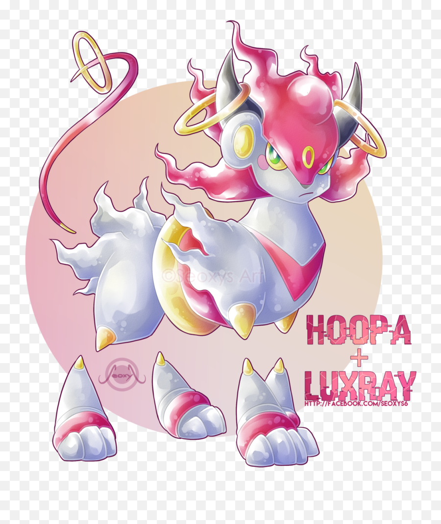 Hoopa Luxray Full Size Png Download Seekpng Emoji,Luxray Png