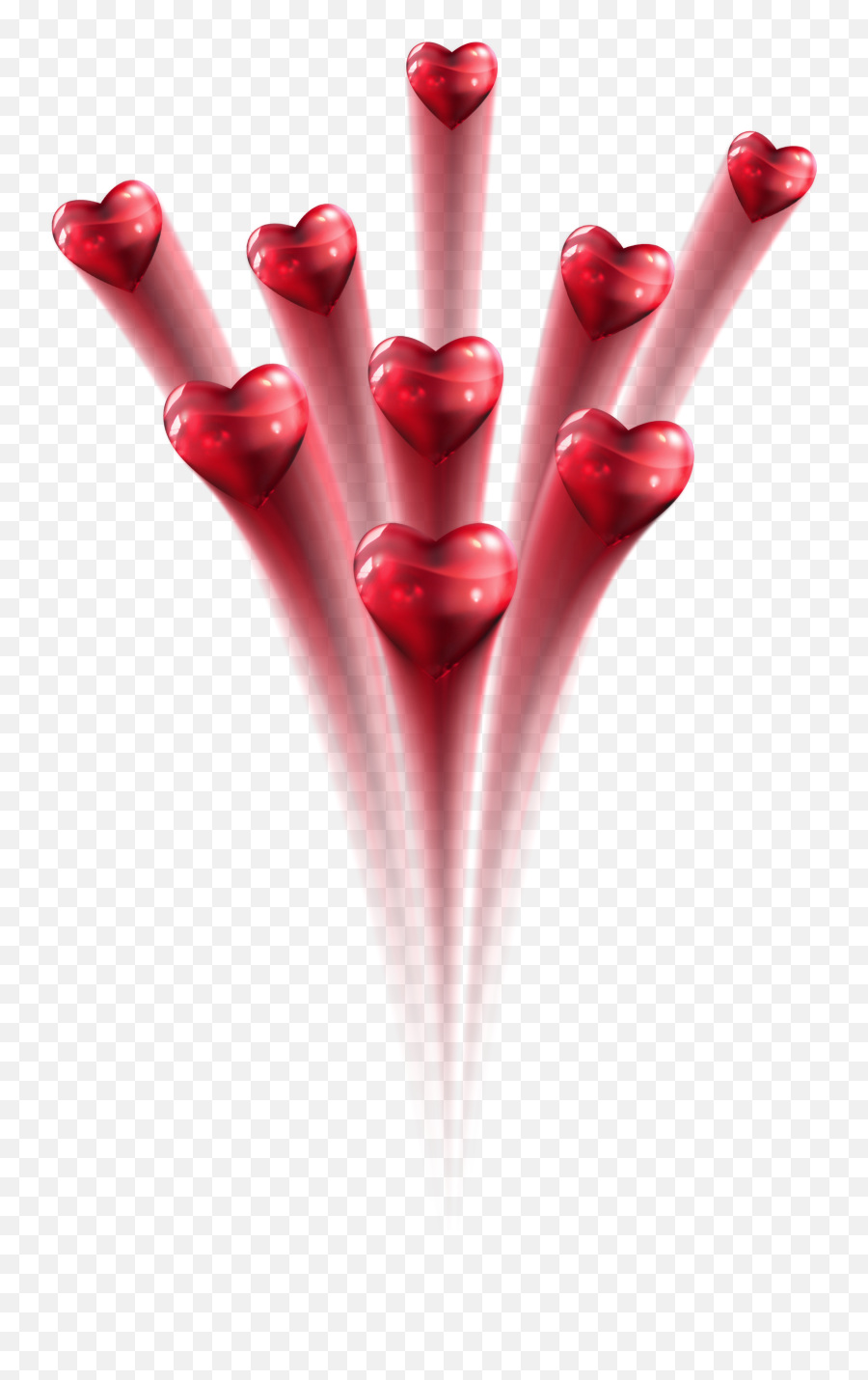 Heart Fireworks Png - Fuegos Artificiales En Corazones Emoji,Fireworks Clipart