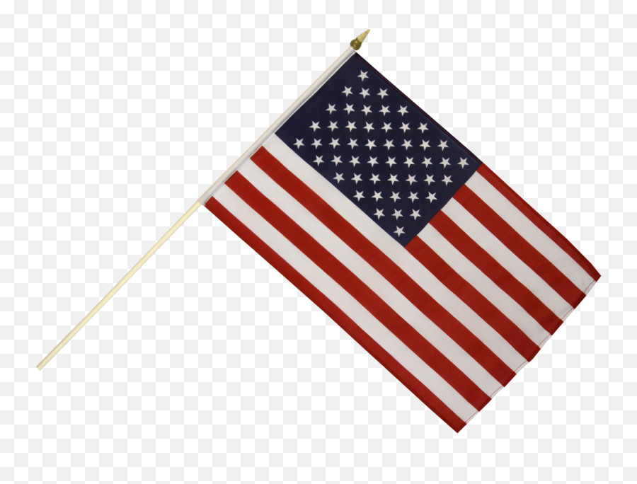 Download Us Flag On Stick Png Image - Usa Flag Stick Png Emoji,Stick Png