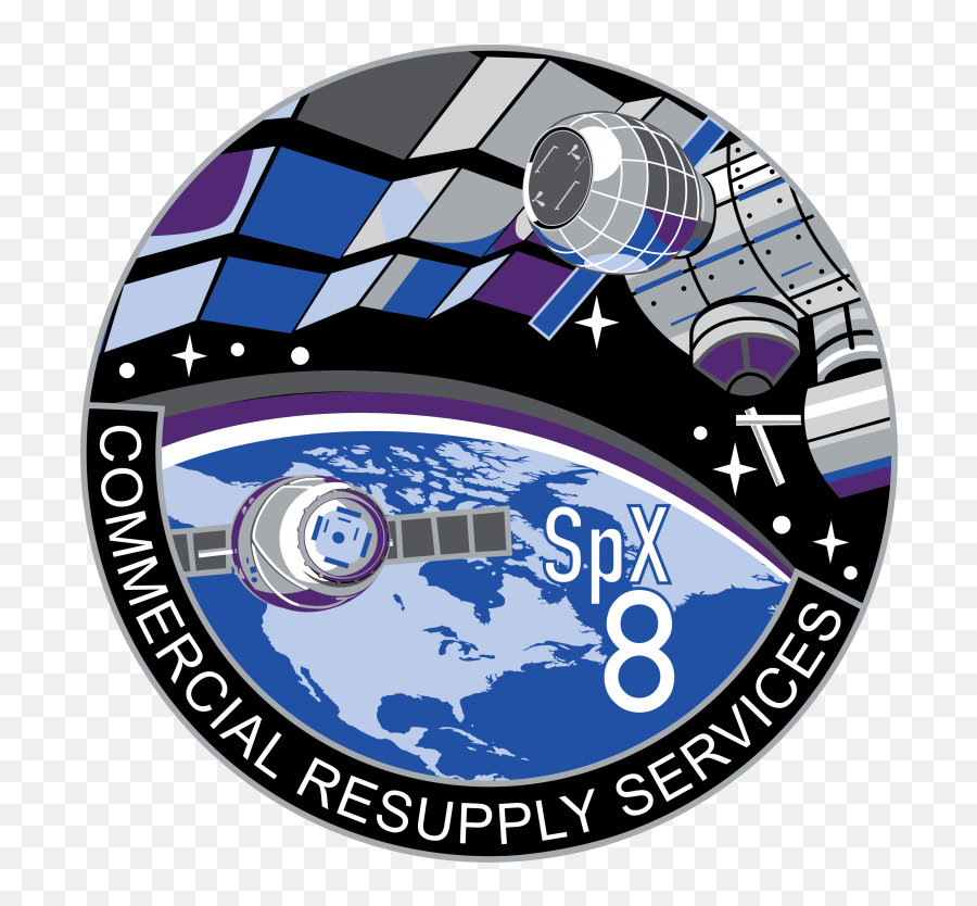 Space Travel For All Live From The Spacex Crs - 8 Launch By Map Emoji,Spacex Logo