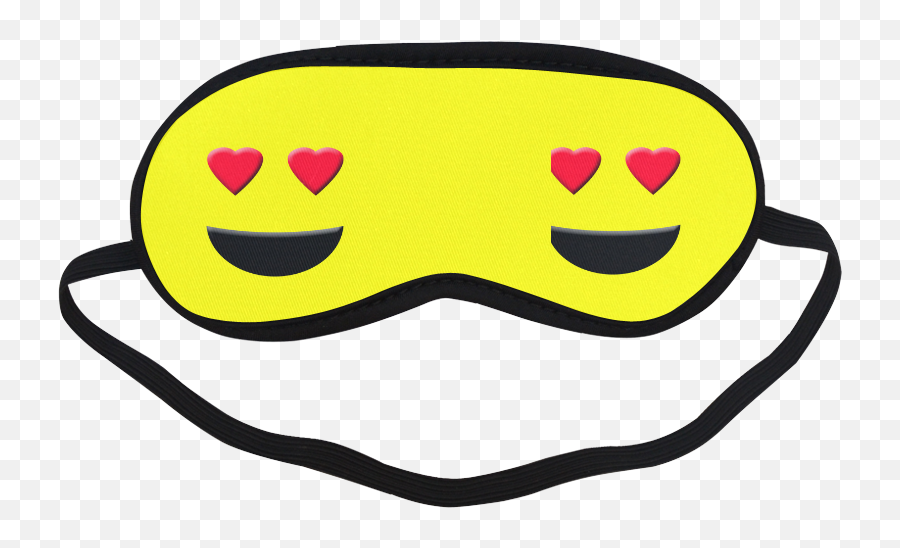 Emoticon Heart Smiley Sleeping Mask By - Portable Network Graphics Emoji,Ahegao Png