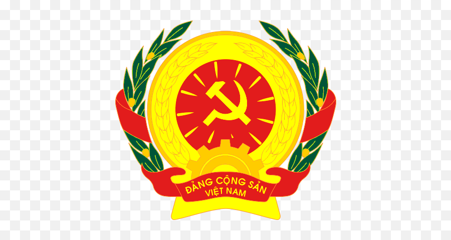 Emblem Of Vietnam Communist Party - Communist Vietnam Emoji,Party Png