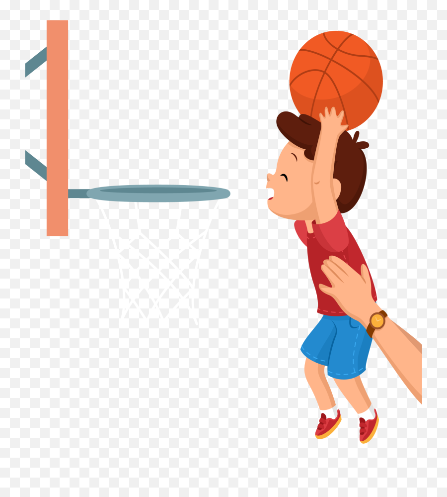 Clipart Boy Basketball Player Picture 424789 Clipart Boy - Cartoon Boy Playing Basketball Emoji,Basketball Player Clipart