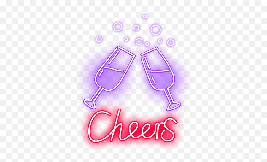 Cheers Sticker Transparent Cartoon - Wine Glass Emoji,Cheers Clipart
