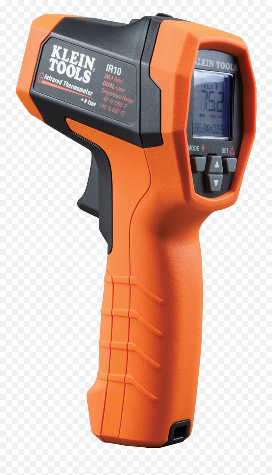 Download Png Ir10 - Infrared Thermometer Full Size Png Klein Tools Dual Laser Infrared Thermometer Emoji,Thermometer Png