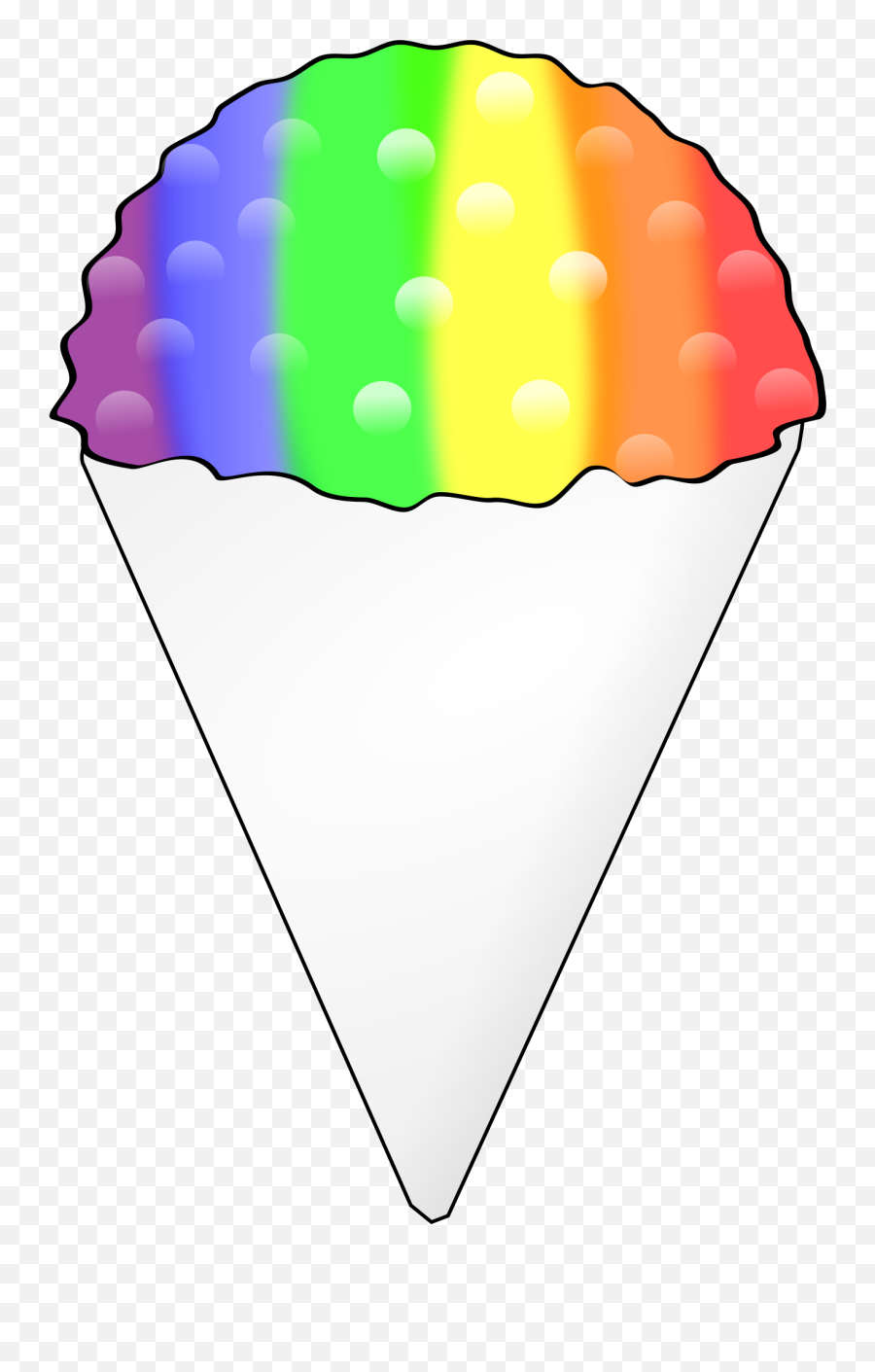 Snow Cone Clipart 3 Clip Art - Ice Cream Png Download Snow Cone Clipart Emoji,Cone Clipart