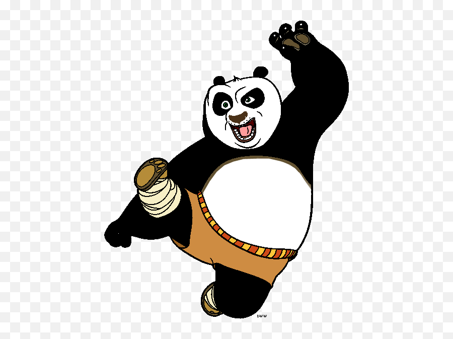Kung Fu Panda Clip Art N5 Free Image - Kung Fu Panda Vetor Emoji,Panda Clipart