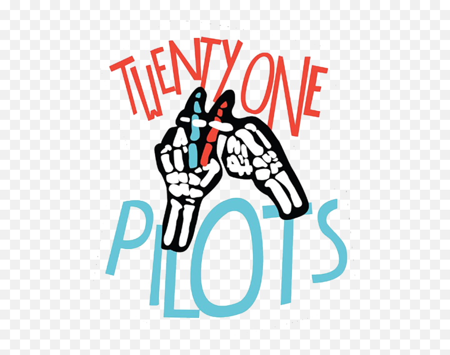 Art Twenty One Pilots - Twenty One Pilots Hands Logo Clipart Twenty One Pilots Logo Emoji,Twenty One Pilots Logo