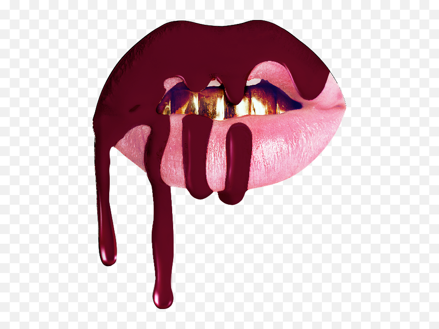 Tongue Clipart Transparent Tumblr - Kylie Jenner Lips Logo Kylie Lip Kit Logo Png Emoji,Tumblr Logo