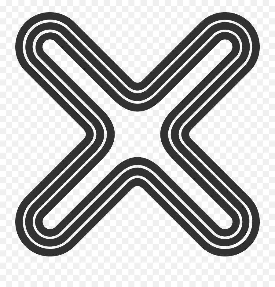 X Tumblr Aesthetic Black Png Sticker - Close Vector Logo X Mark Emoji,Tumblr Icon Transparent